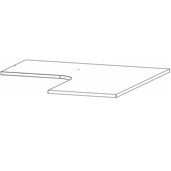 Rauch Orange Plus Corner Wardrobe Shelf