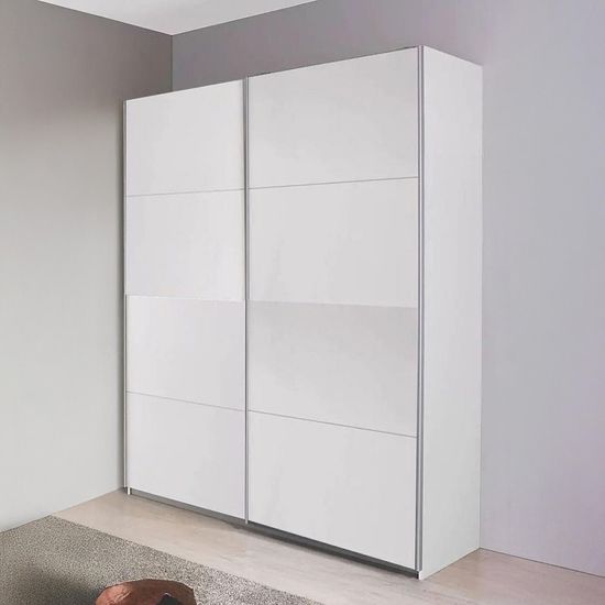 Rauch Subito 136cm 2 Door Sliding Wardrobe - Alpine White