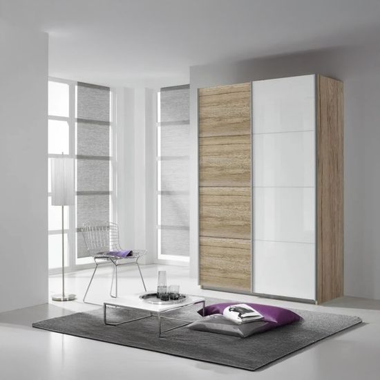 Rauch Quadra Gloss and Decor Sliding Wardrobe - Variation Available