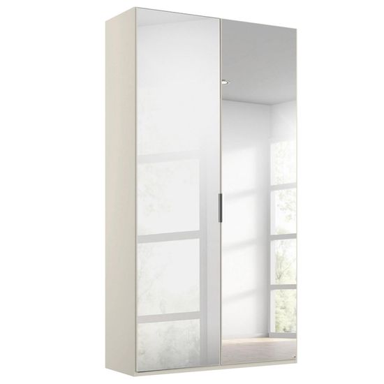Rauch Miramar Type-5 101cm 2 Door Mirrored Wardrobe - Champagne