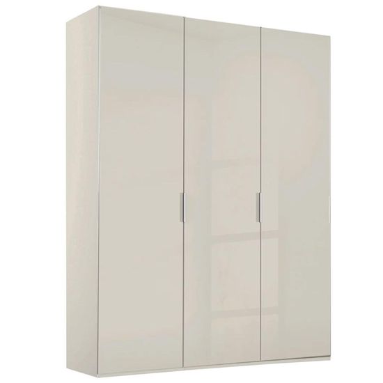 Rauch Miramar Type-5 151cm 3 Door Wardrobe - Champagne and Champagne Glass