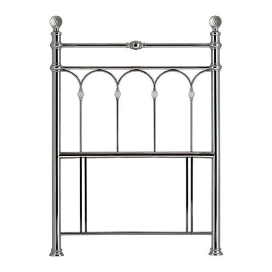 Bentley Designs Krystal Antique Nickel 3ft Single Headboard