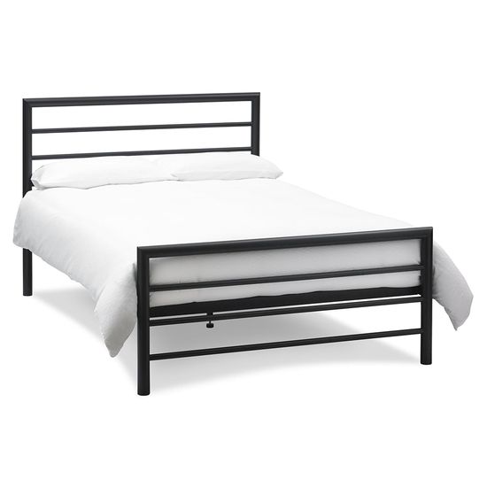 Bentley Designs Urban Matt Black 4ft Small Double Bedstead