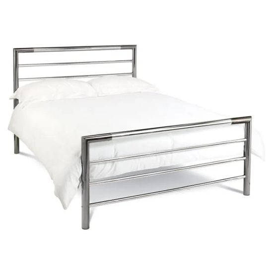 Bentley Designs Urban Shiny Nickel and Black Nickel 3ft Single Bedstead