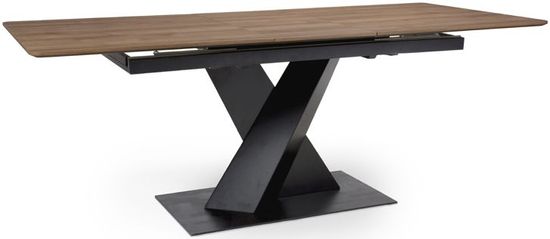 Bronx Walnut 6-8 Seater Extending Dining Table - 160cm-200cm