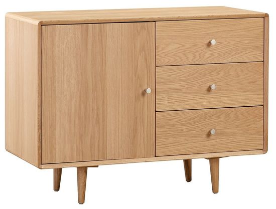 Jenson Oak 100cm Small 1 Door Sideboard