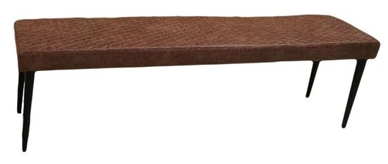 Charlie Brown Faux Leather Dining Bench