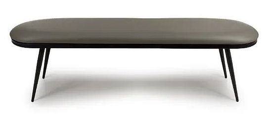 Ace Grey Fabric Dining Bench