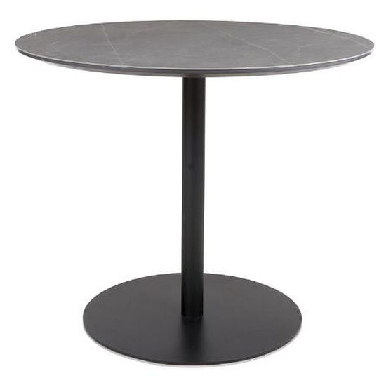 Lunar Grey Ceramic 2 Seater Round Dining Table