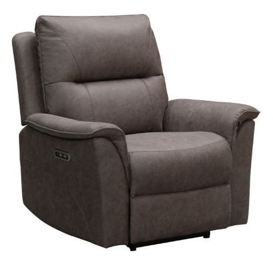 Kansas Truffle Faux Leather Power Recliner Chair