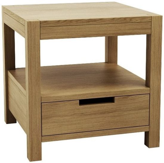 Taranto Oak Bedside Table