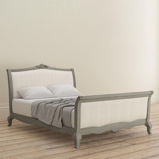 Willis and Gambier Camille Grey Oak Low Footend Bed - Sizes Available