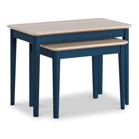 Marlow Blue Nest of 2 Tables