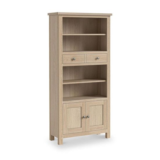 Modern Country Oak 2 Door Display Unit