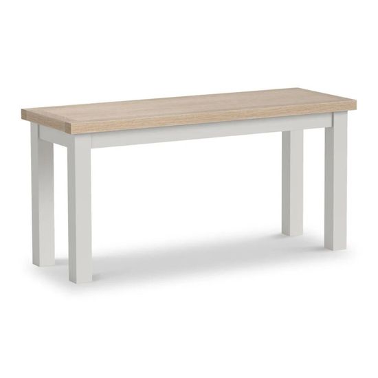 Modern Grey Painted Dining Bench