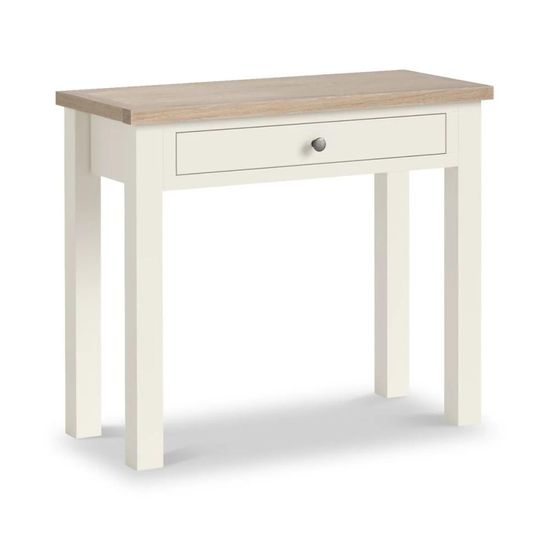 Modern White Painted 1 Drawer Desk