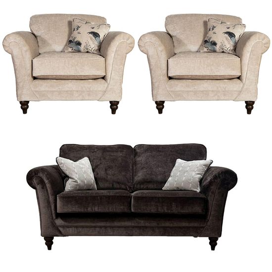 Buoyant Danbury Fabric 2+1+1 Seater Sofa Set  - Variation Available