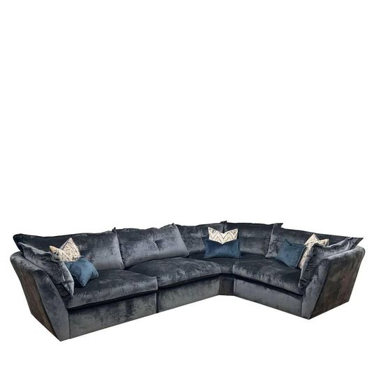 Buoyant Sully Fabric Corner Sofa - 4ML/ALU/COR/4MR - Variation Available