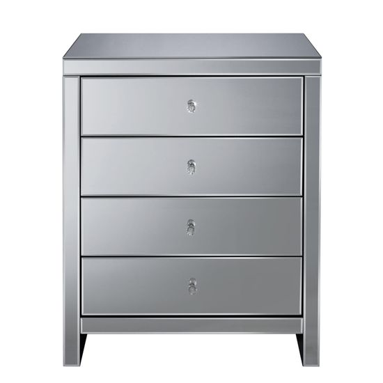 Seville Mirrored 4 Drawer Chest