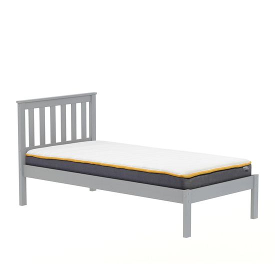 Denver Grey Slatted Bed - Sizes Available