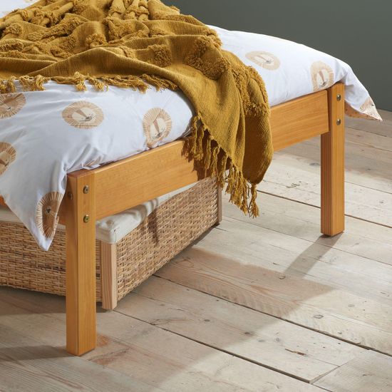 Denver Solid Pine Slatted Bed - Sizes Available