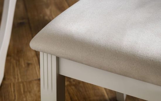 2 x Davenport Ivory Cross Back Dining Chair