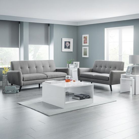 Monza Grey Linen Fabric Sofabed
