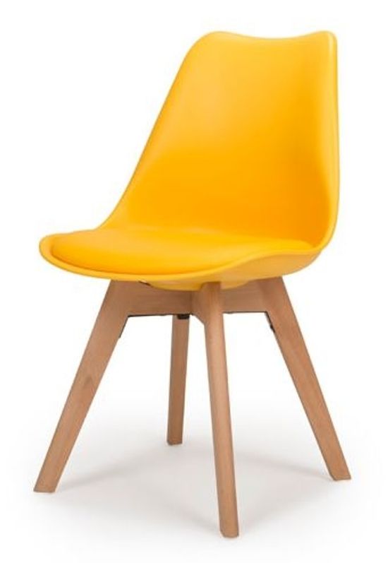 4 x Urban Yellow Dining Chair