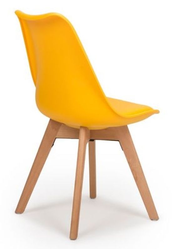 4 x Urban Yellow Dining Chair