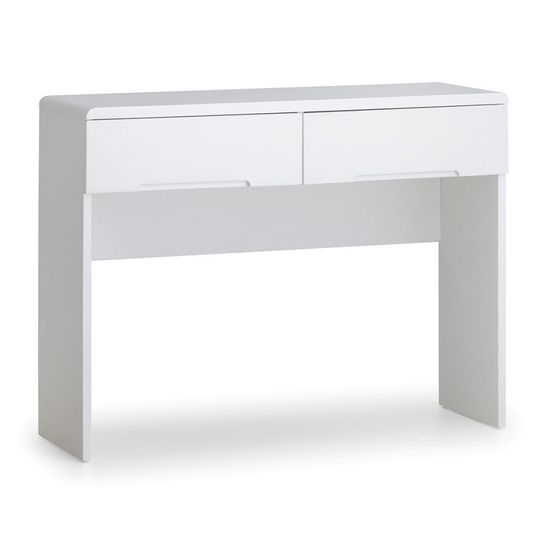 Manhattan White Gloss 2 Drawer Dressing Table