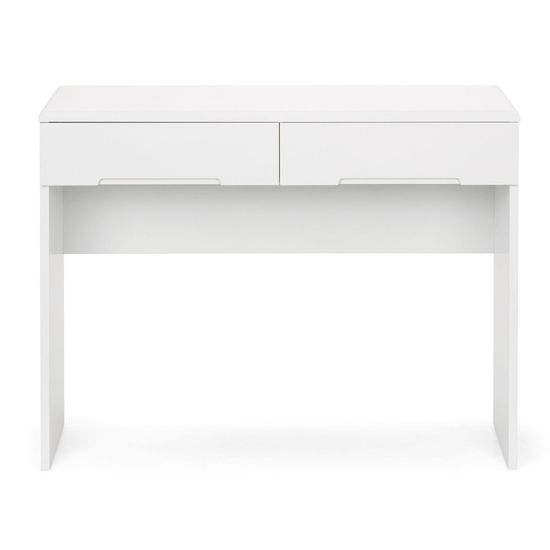 Manhattan White Gloss 2 Drawer Dressing Table