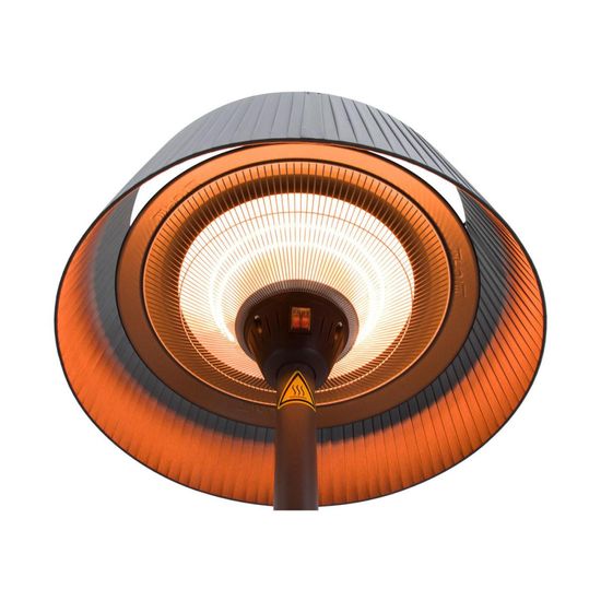 Maze 2100w Lyra White Freestanding Electric Patio Outdoor Heater