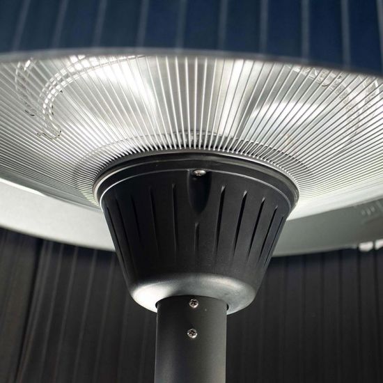 Maze 2100w Lyra Black Freestanding Electric Patio Outdoor Heater