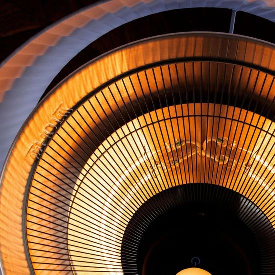 Maze 2100w Lyra Black Freestanding Electric Patio Outdoor Heater