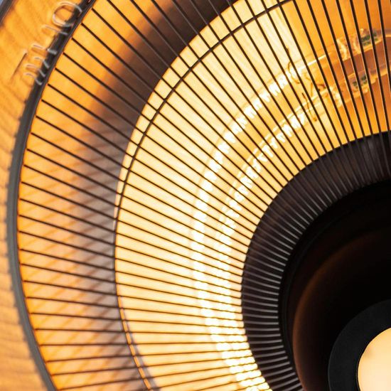 Maze 2100w Lyra Black Freestanding Electric Patio Outdoor Heater