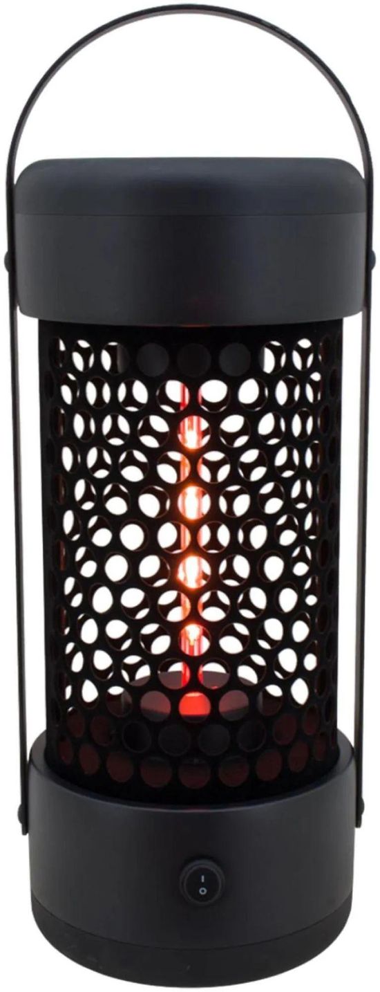 Maze Black 800w Luna Medium Portable Electric Patio Outdoor Heater