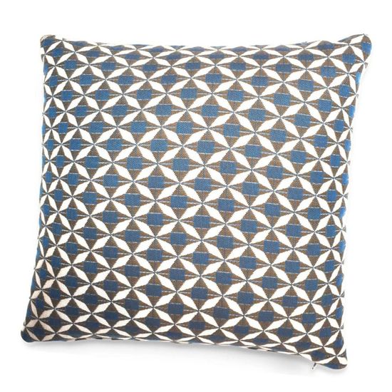 Maze Mosaic Blue Scatter Cushion (Pack of 2)