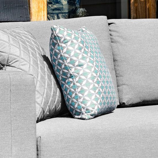 Maze Mosaic Blue Scatter Cushion (Pack of 2)
