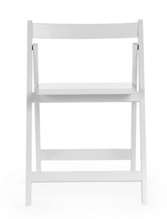 Gatan Gateleg White 2 Seater Dining Set with 2 Chairs