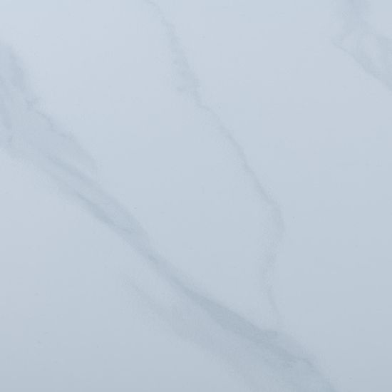 Alpha 6-8 Seater White Ceramic Extending Dining Table with Black Base - 140cm-180cm