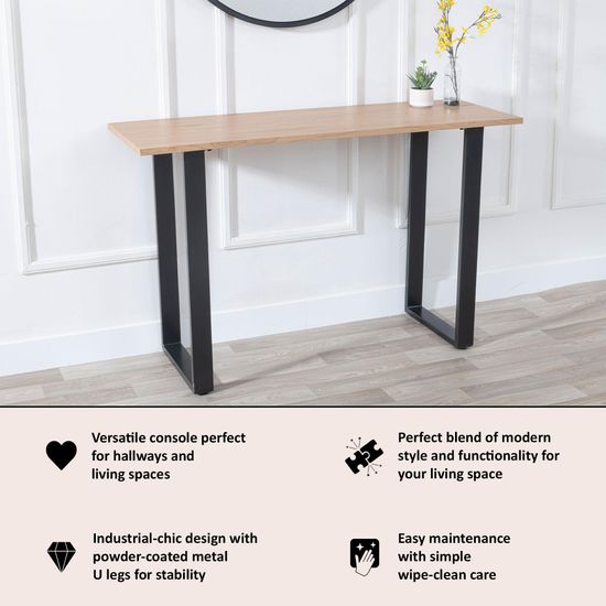 Clearance - Texas Oak Effect Console Table