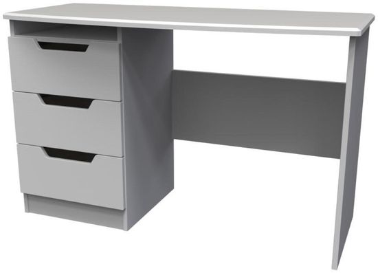 Bella Grey Ash 3 Drawer Desk