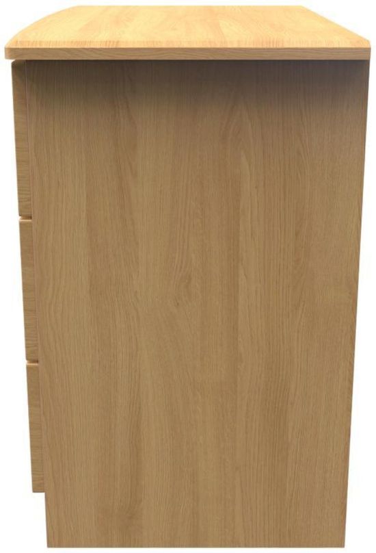 Bella Oak Effect 3 Drawer Small Chest