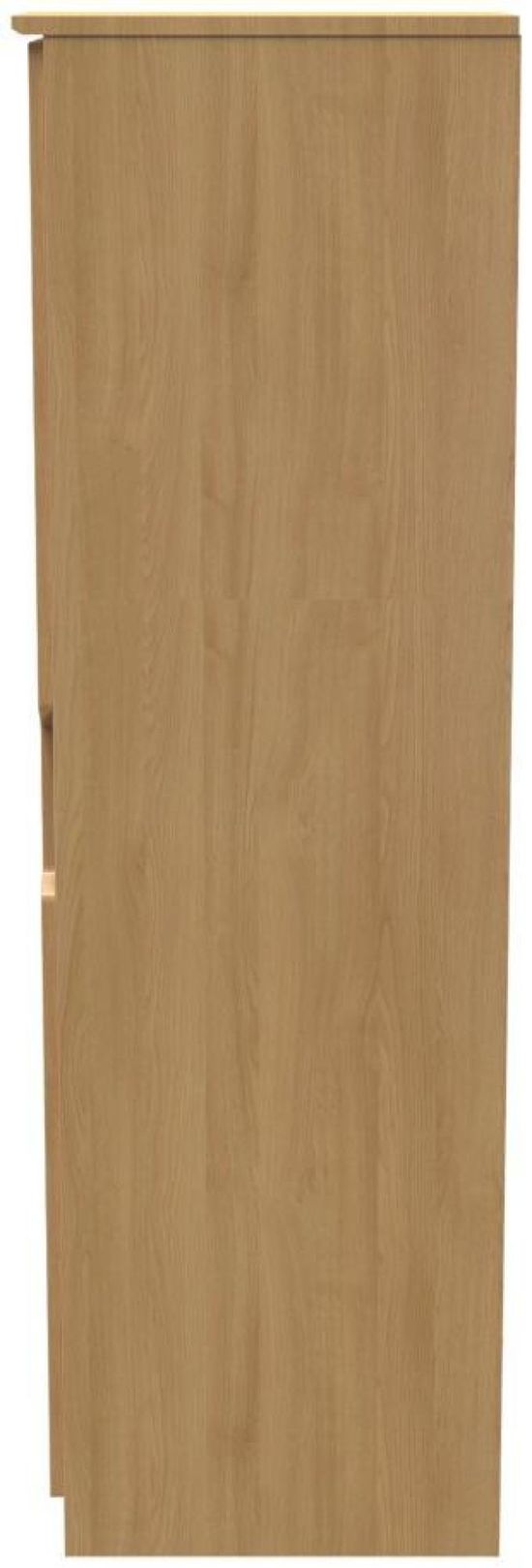 Bella Oak Effect 1 Door Single Wardrobe
