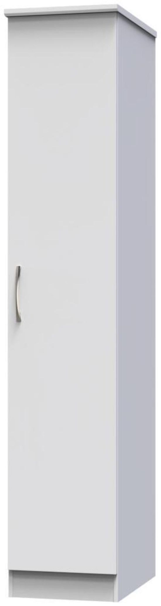 Eve Grey 1 Door Single Tall Wardrobe
