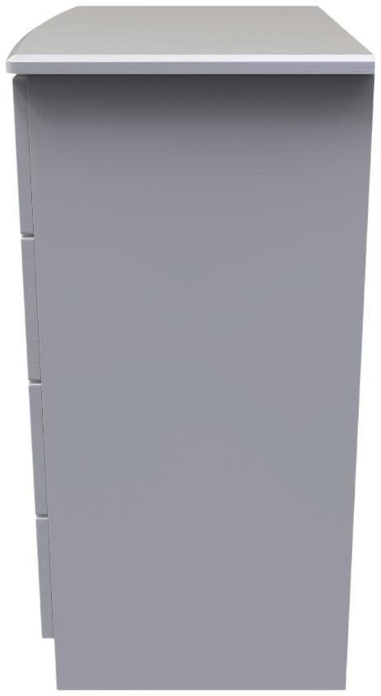 Flora Grey Ash 4 Drawer Chest