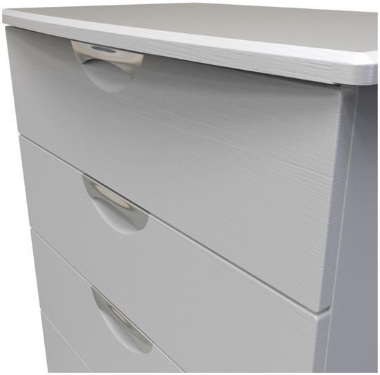 Flora Grey Ash 4 Drawer Chest
