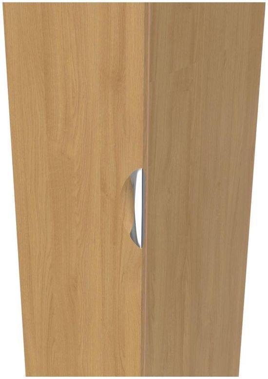 Flora Oak Effect 1 Door Single Wardrobe
