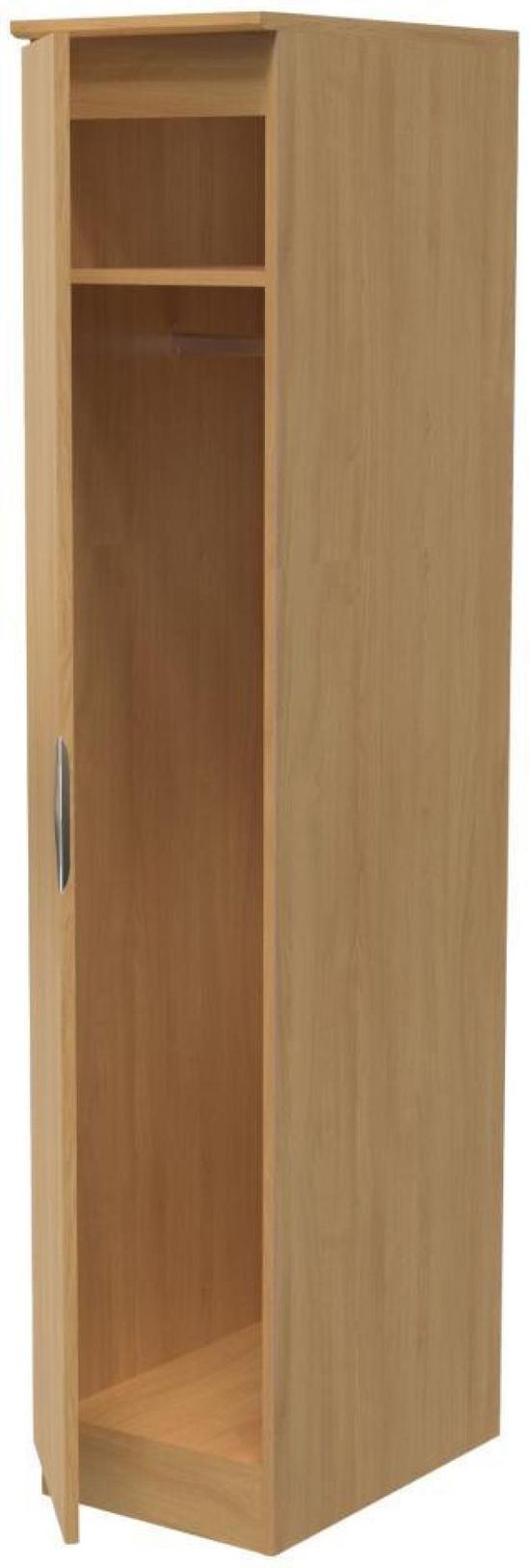 Flora Oak Effect 1 Door Single Wardrobe
