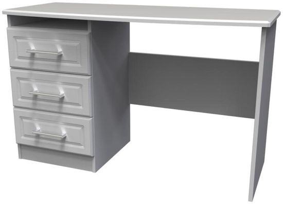 Gina Grey Ash 3 Drawer Desk